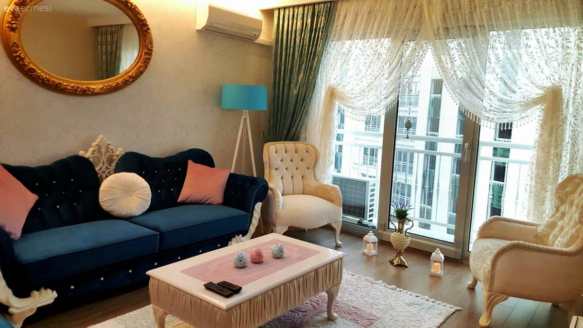 Sevgi hanımın klasik stilde göz alıcı evi..