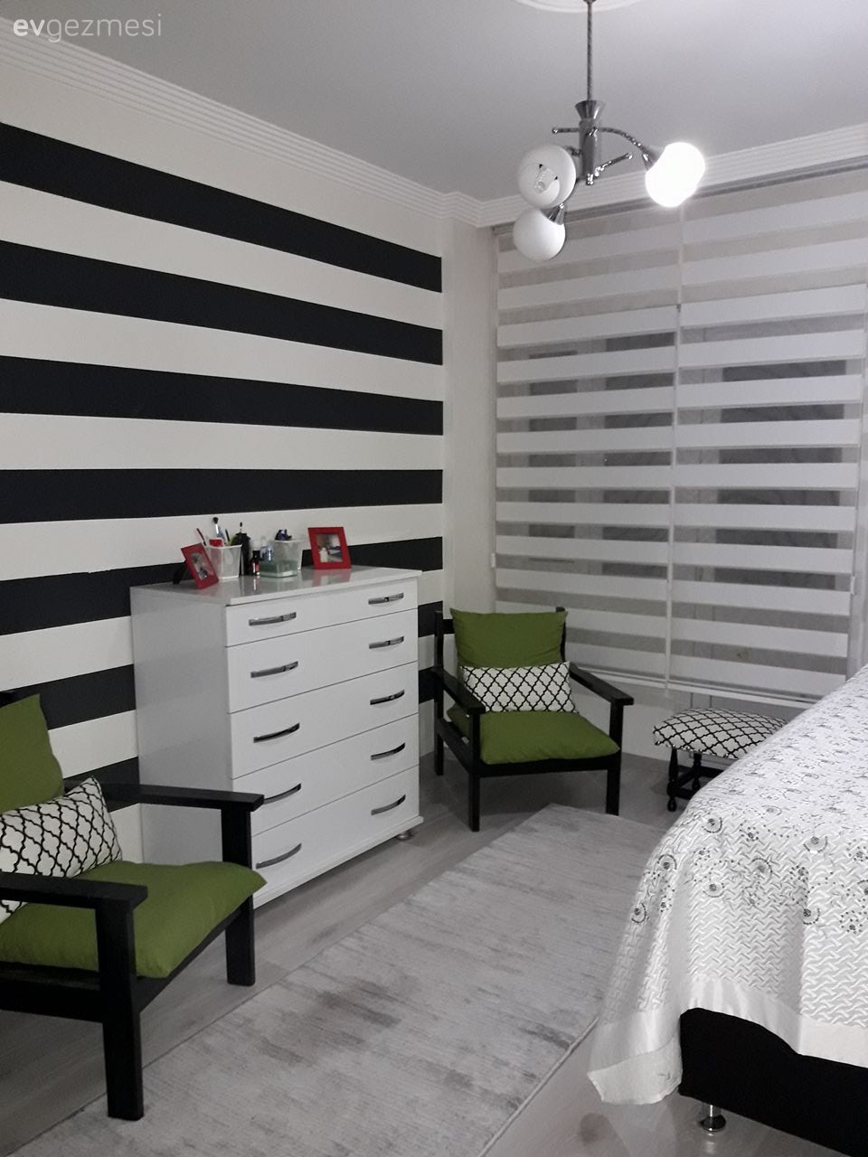 El emeği parçalarla, göz alıcı ve şık: Sibel hanımın evi..