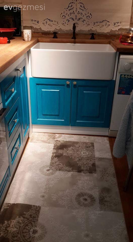 Country mutfak, Mavi, Mutfak