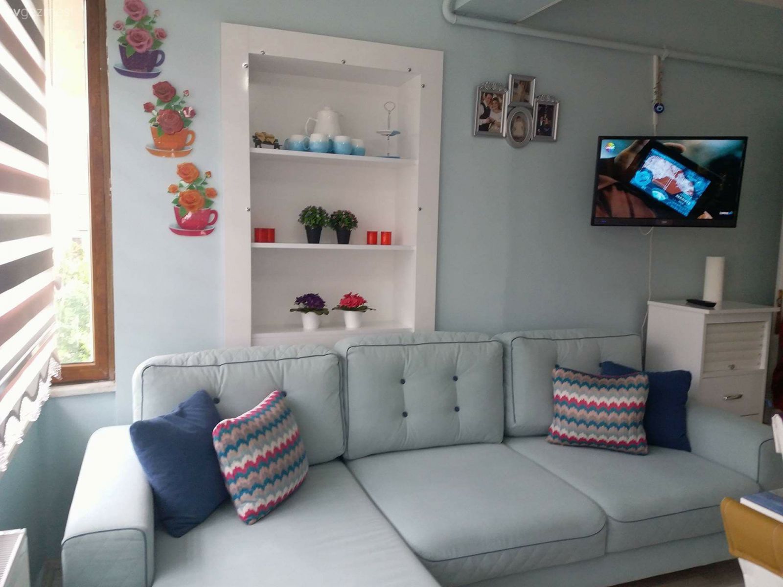 Hem mutfak, hem yaşam alanı. Sibel hanımdan..