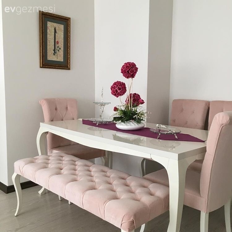 Bank, Pembe, Salon, Yemek Odası