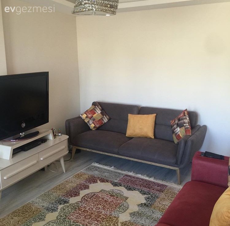 Gri, Halı, Oturma Odası, Pembe, Tv ünitesi