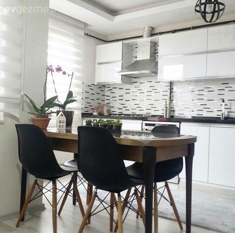 Avize, Beyaz mutfak, Mutfak, Aydınlatma