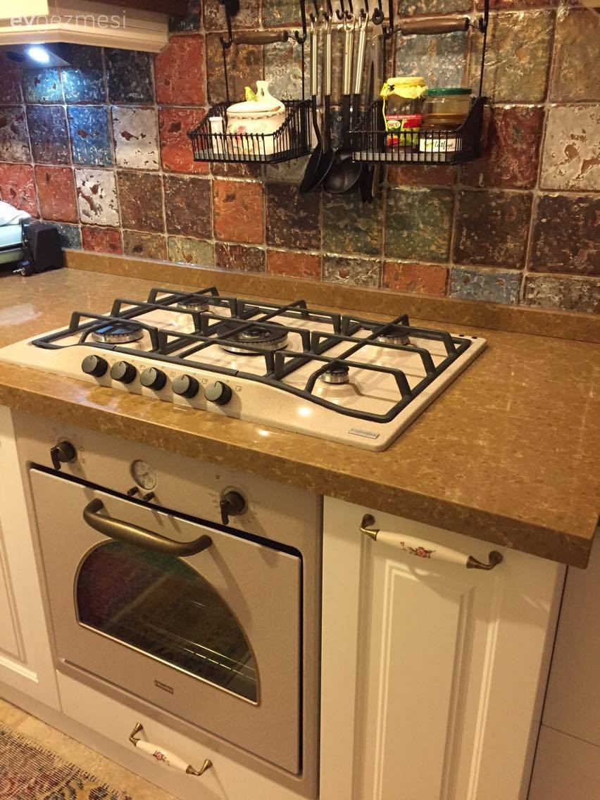 Ankastre, Beyaz mutfak, Country mutfak, Mutfak, Tezgah arası seramik