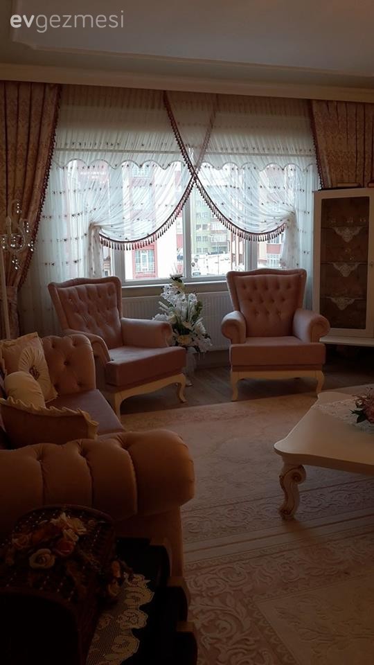 Berjer, Halı, Orta sehpa, Pembe, Salon