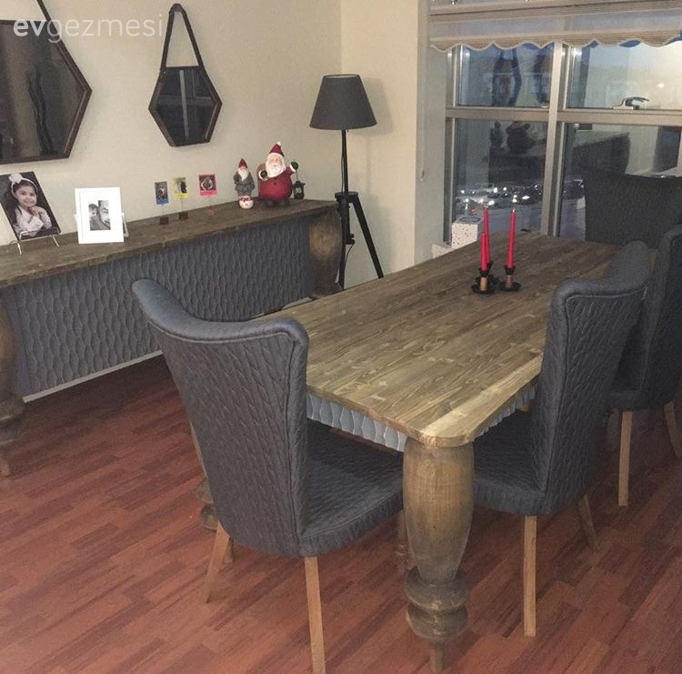 Ahşap Mobilya, Ayna, Kahverengi, Konsol, Lambader, Masif ahşap, Salon, Yemek Odası, Aydınlatma