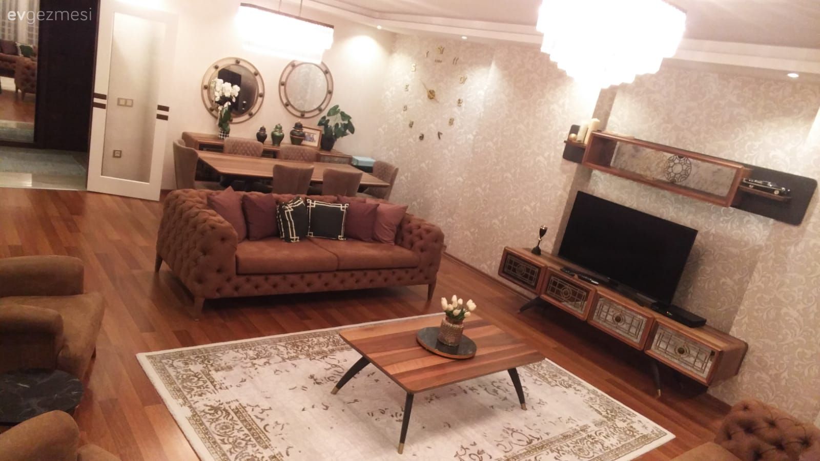 Bu İstanbul Evi Sıcacık Renklerle Davetkar Bir Hisse Sahip