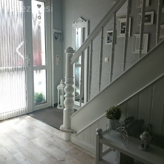 Derya hanımın grinin etkisinde İskandinav stil evi..