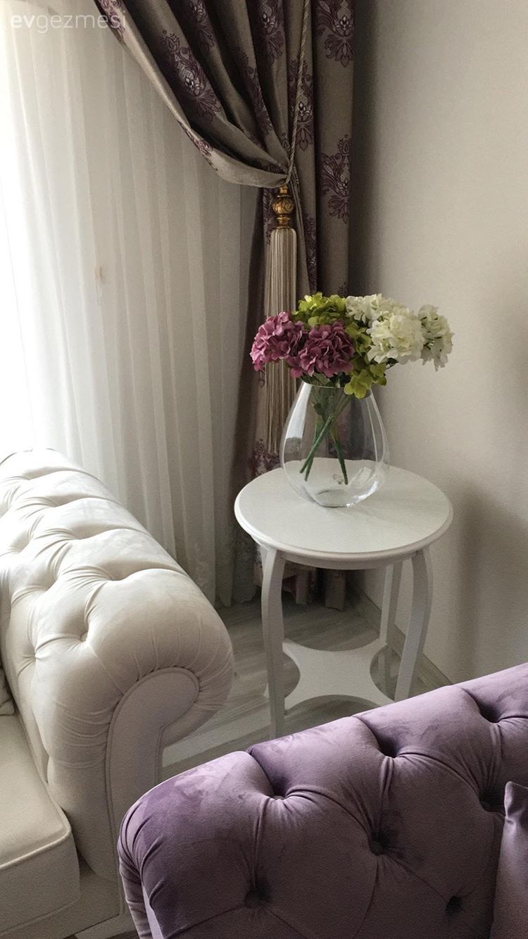 Beyazlara hareket katan vurgu renkler.. Şeymanur hanımın evi.