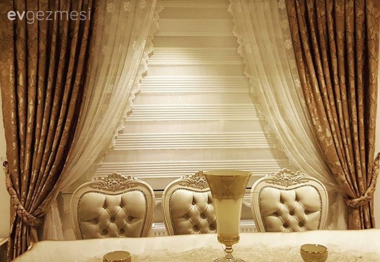 Klasik stilin hakim olduğu, göz alıcı ve konforlu bir ev..