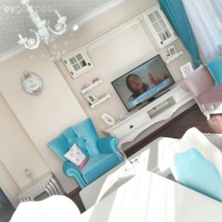 Gülşah hanımın kır evi (country) stilde cıvıl cıvıl evi..