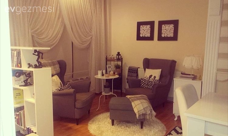 Hatice hanımın konforlu ve kullanışlı evi..