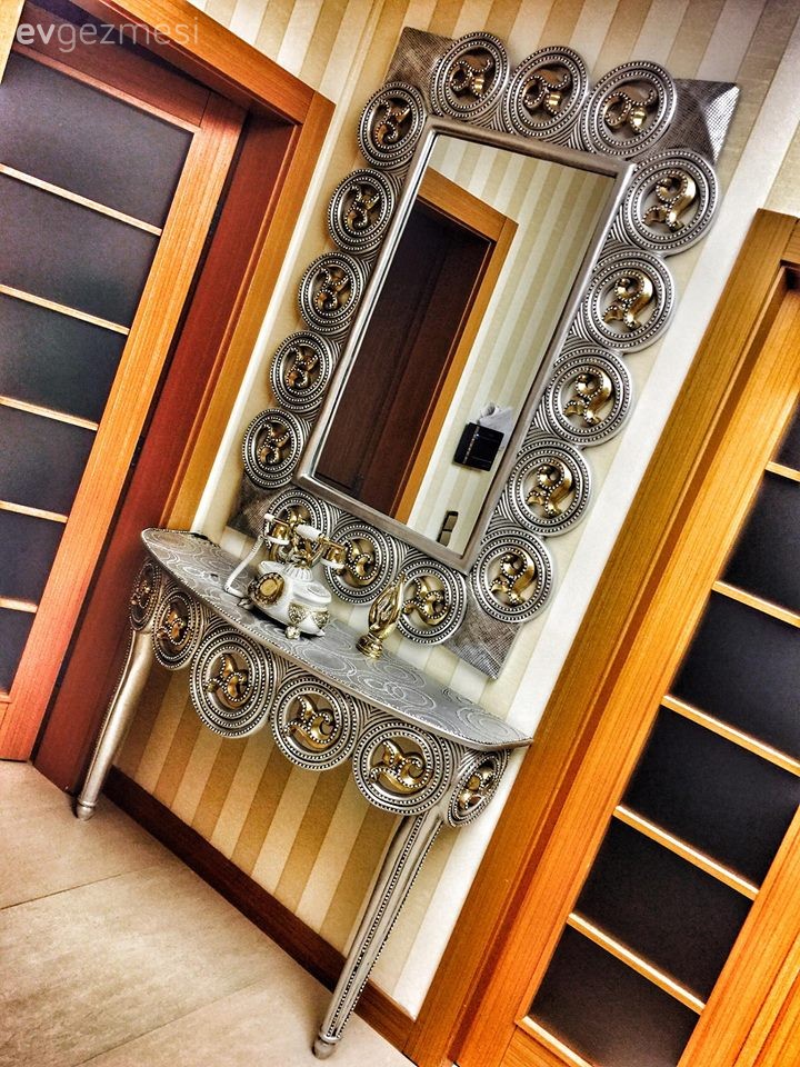 Fatoş hanımın her köşesinde şıklığı ön planda tuttuğu göz alıcı evi..