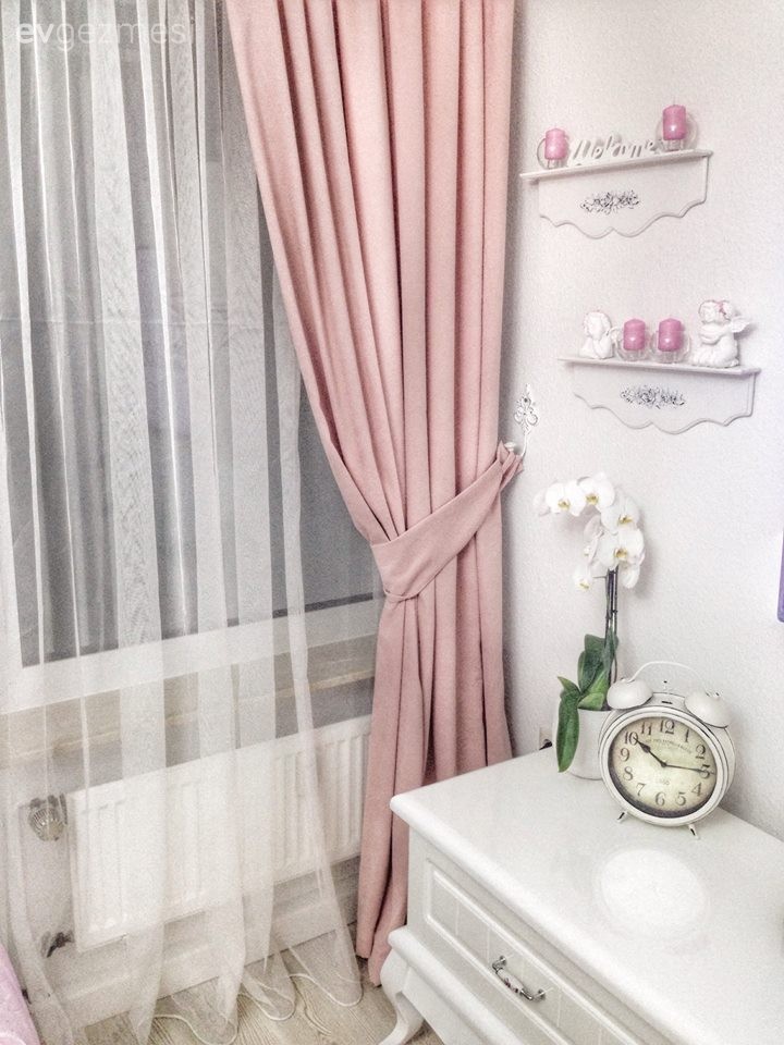 Dekoratif Objeler, Pembe, Perde, Salon