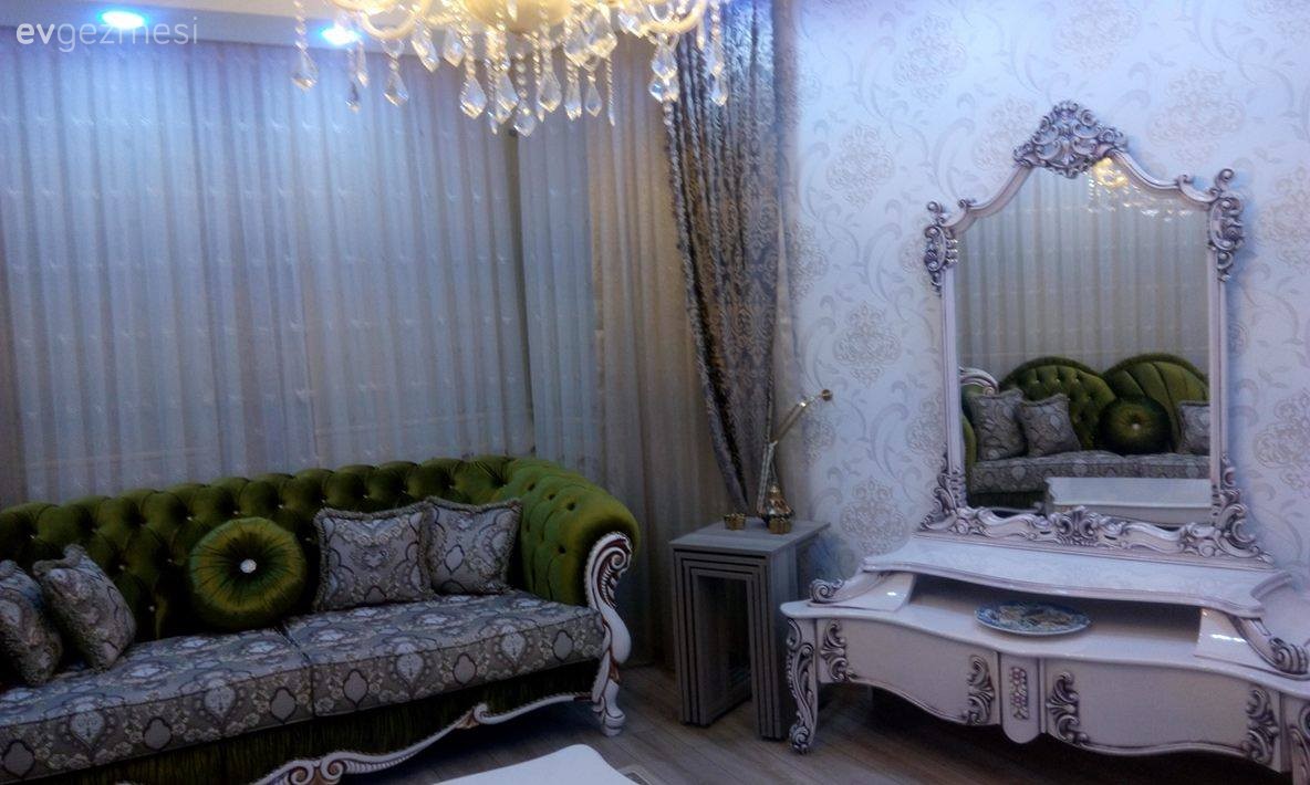 Avize, Salon, Yeşil, Aydınlatma