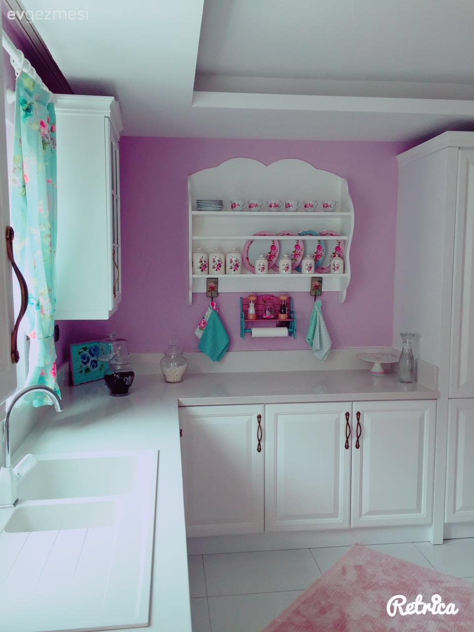 Nükhet hanımın her odası ayrı zevkli, stil sahibi evi..