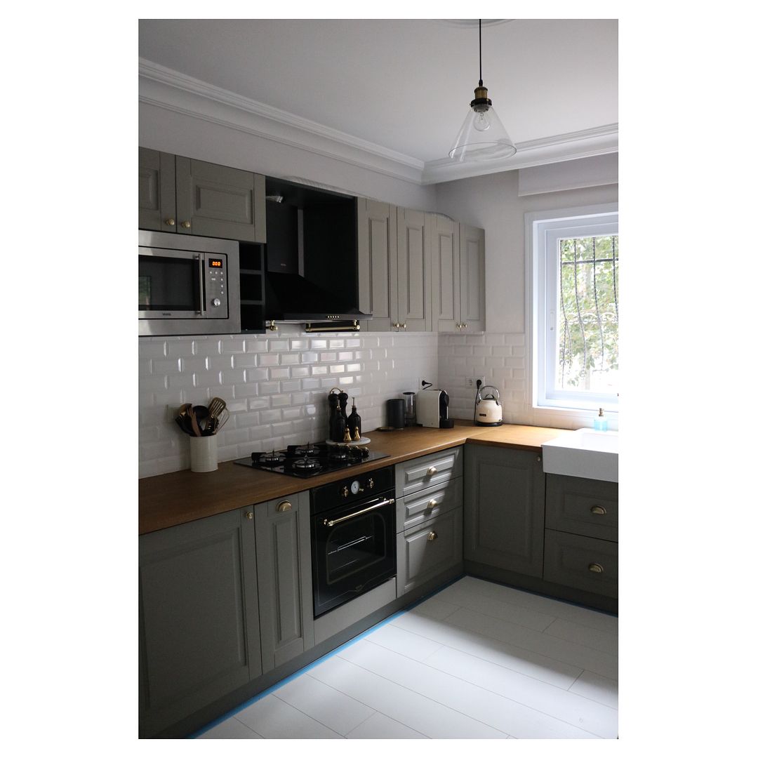 Tadilat öncesi&sonrası. Kudret hanımın mutfak dönüşümü..