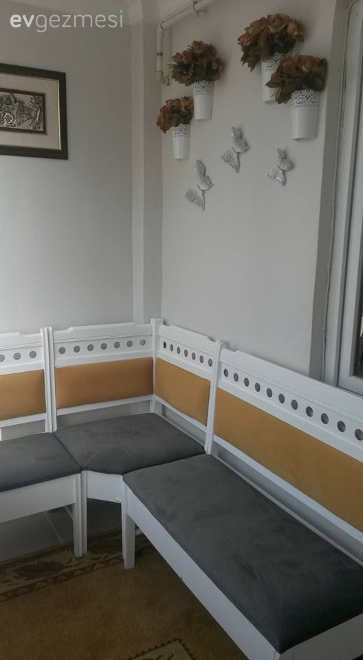 14 sene sonra yenilenen bu evin yeni dekoru konforlu ve uyumlu..