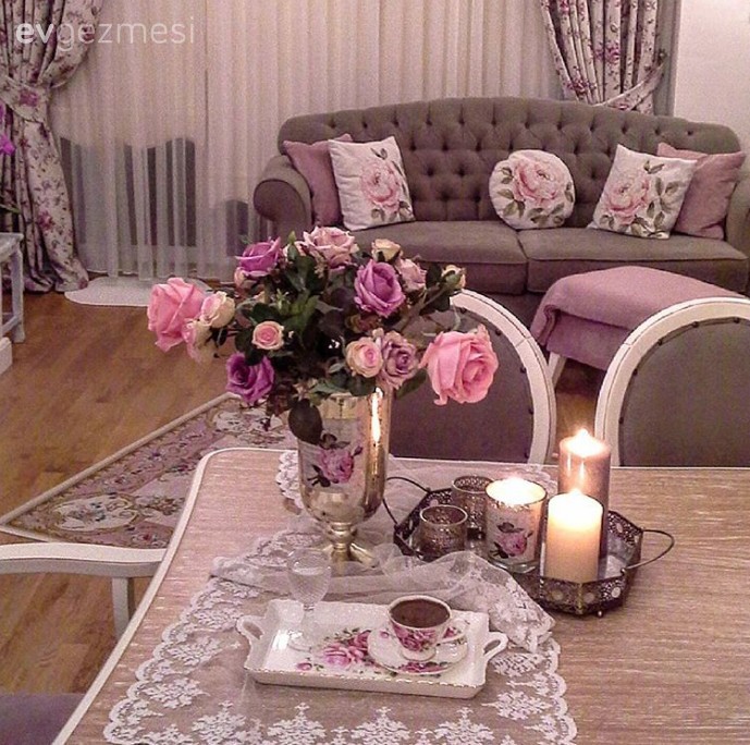 Çiçekler, Salon, Sehpa