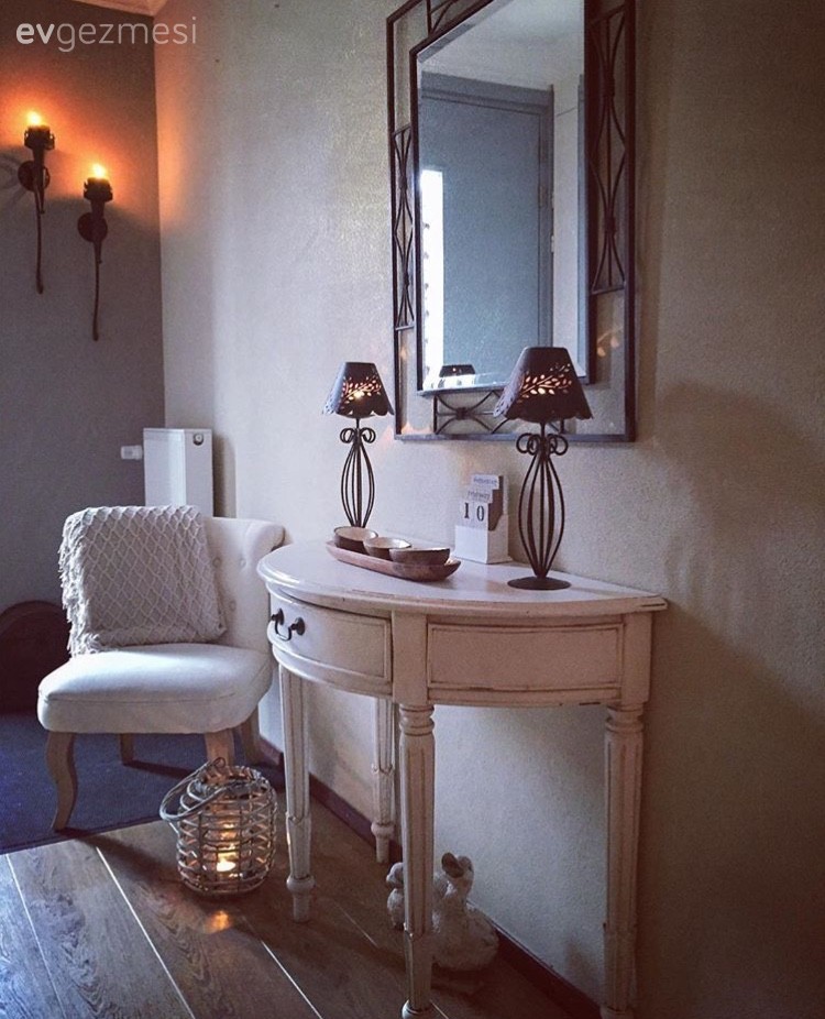 Gönül hanımın konforu ön planda tutan sıcak ve zarif evi..