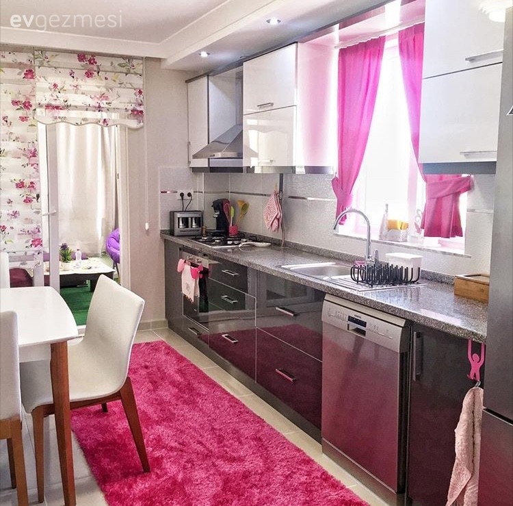 Halı, Mutfak, Mutfak masası, Pembe