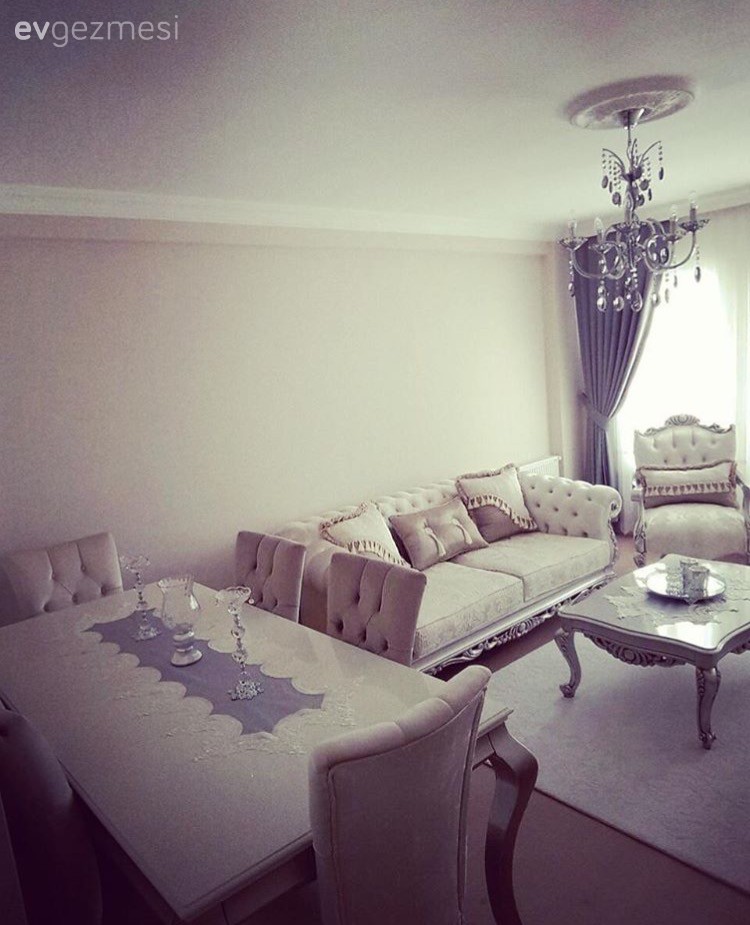 Avize, Beyaz, Halı, Orta sehpa, Salon, Yemek Odası, Aydınlatma