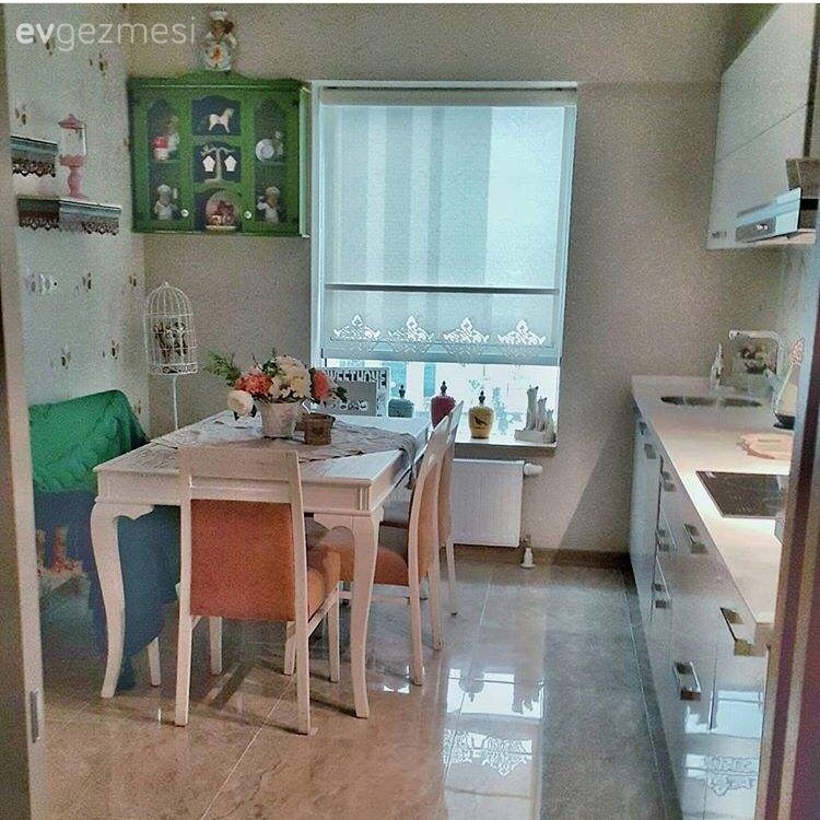 Beyaz mutfak, Mutfak, Terek, Mutfak masası, Yeşil