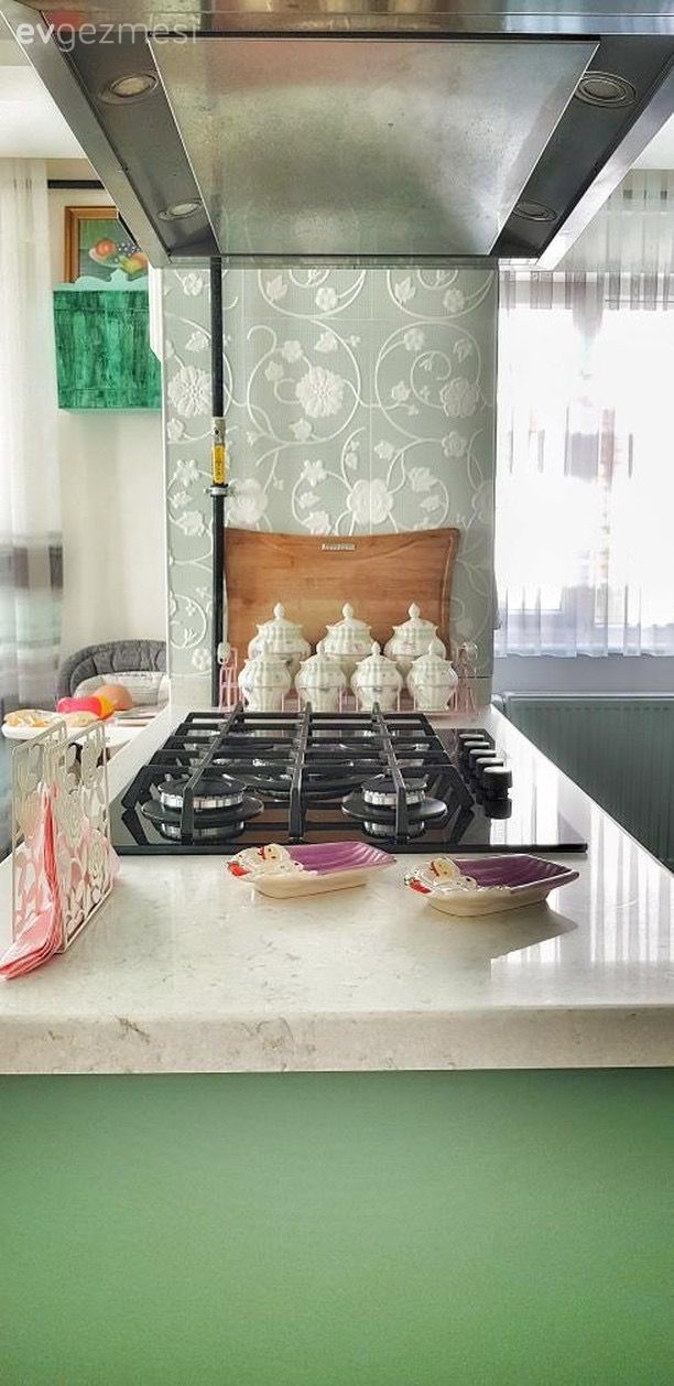 Mutfak, Ada mutfak, Ankastre, Cam ocak