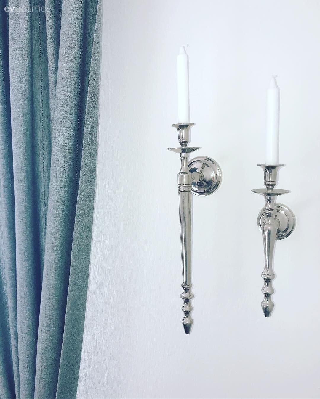 Şamdan, Gümüş, Mum