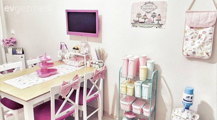 Ikea, Mutfak, Mutfak aksesuarları, Mutfak masası, Pembe