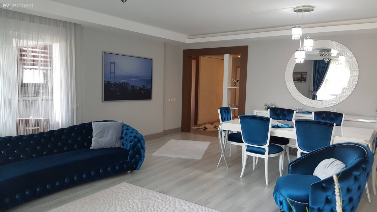 Halı, Mavi, Salon, Tablo, Yemek Odası