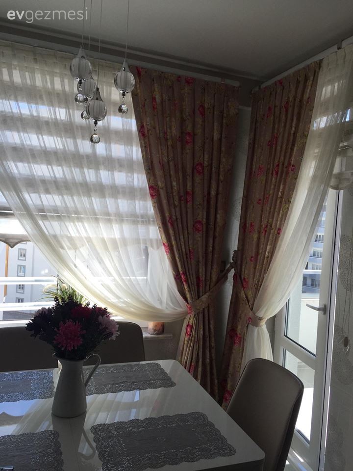 Fon perde, Mutfak, Perde