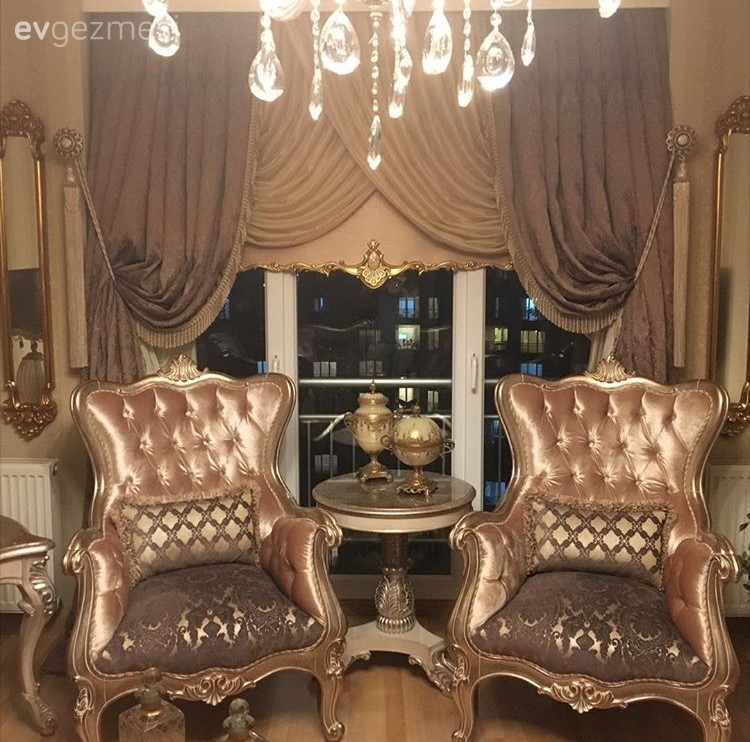 Altın, Berjer, Perde, Salon