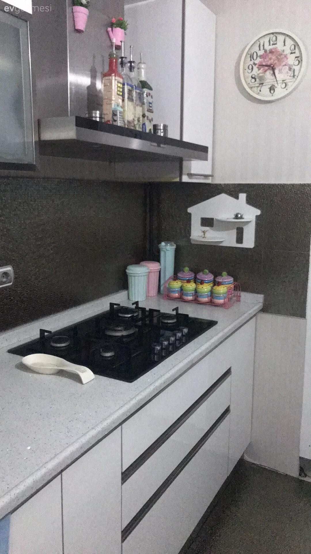 Duvar saati, Mutfak, Ankastre, Beyaz mutfak