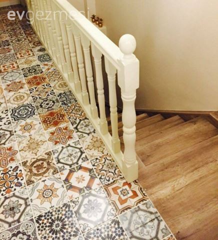 Antre, Merdiven, Zemin boyama