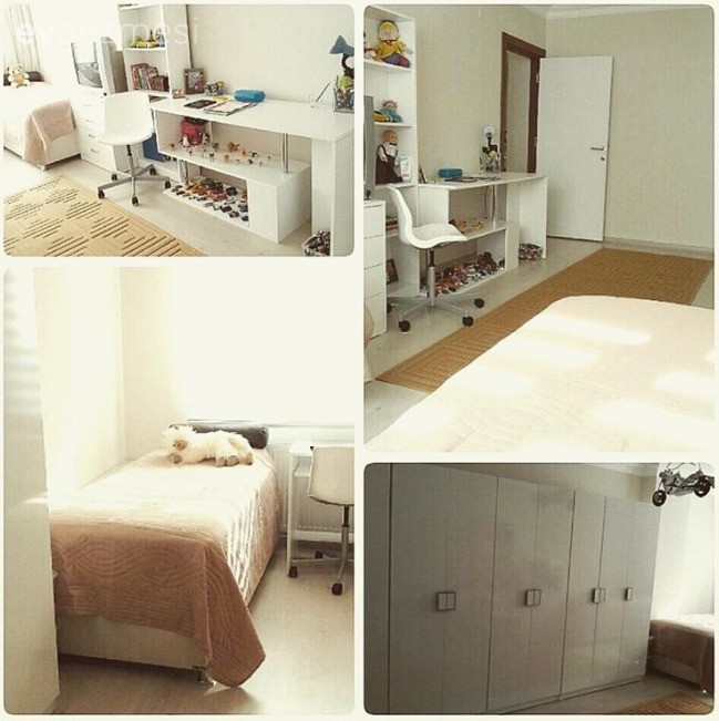 Şeyna Hanım'ın kahve ve siyahı beraber kullandığı şık evi