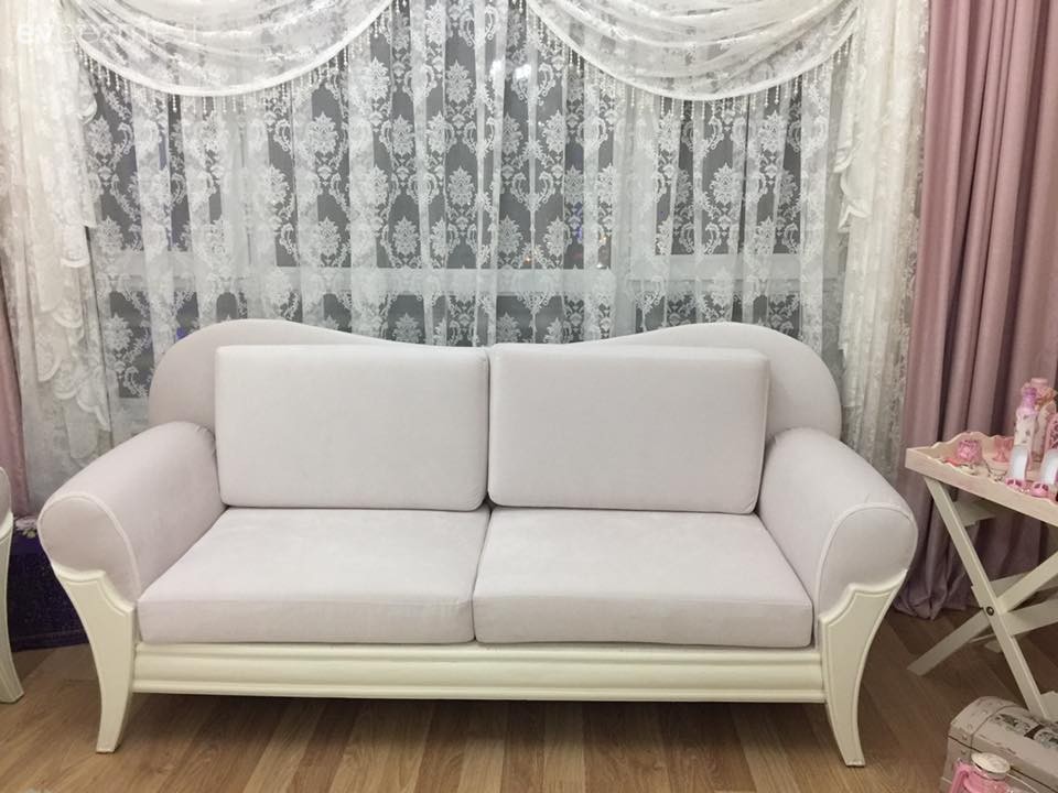 Kendin Yap, Koltuk Döşeme, Mobilya boyama, Öncesi / Sonrası, Pembe