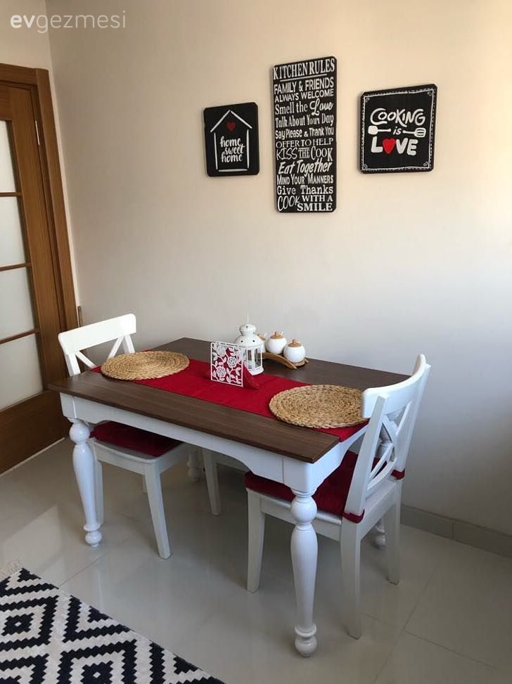 Duvar panosu, Mutfak masası