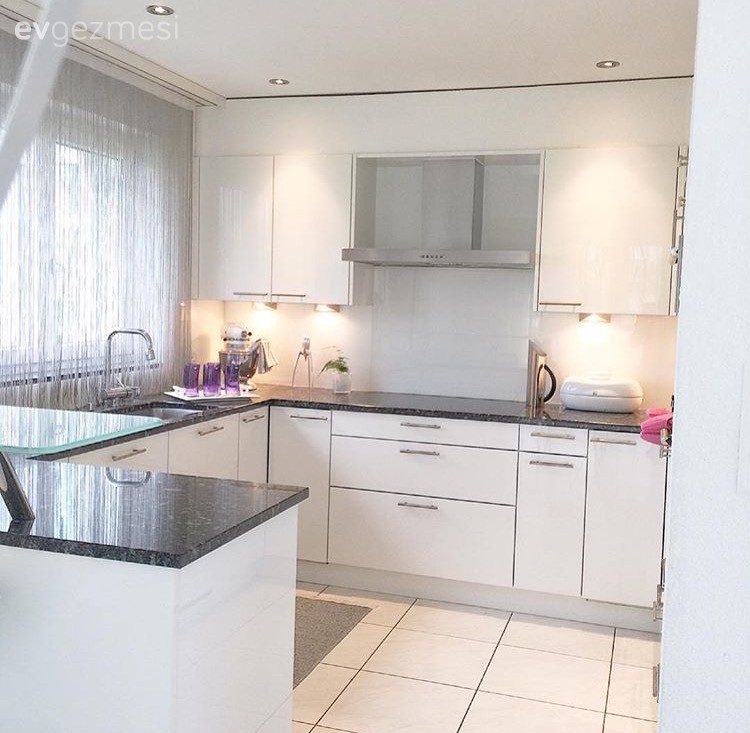 Beyaz mutfak, Modern mutfak, Mutfak