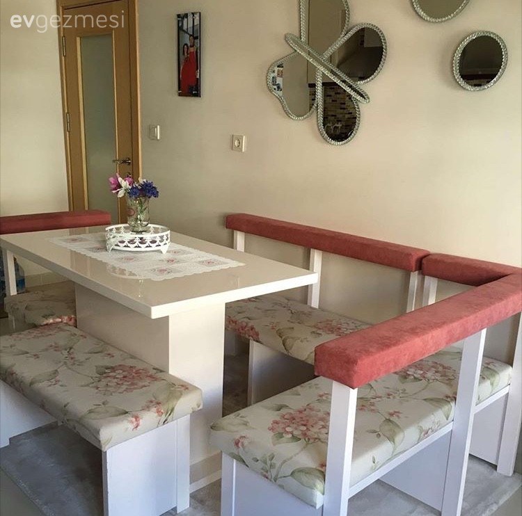 Büşra hanımın sıcak ve hareketli dekoru.