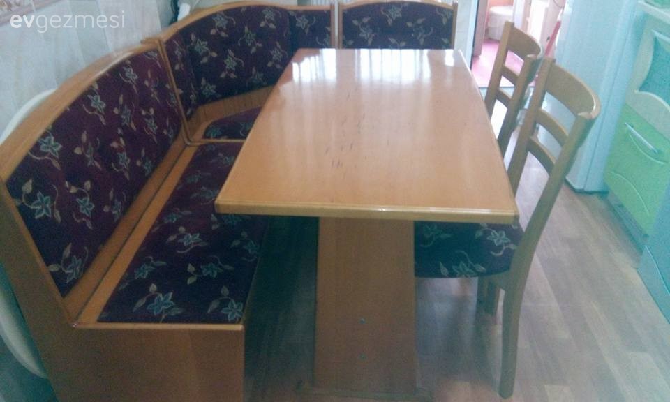 Sevgi hanımın çiçekler açtırdığı 10 senelik mutfak köşesi