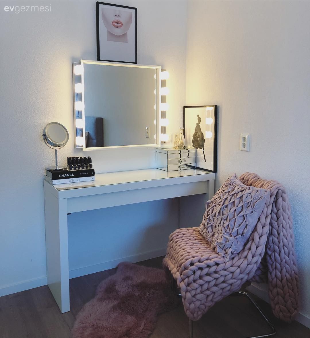 Koltuk takımı, Yatak Odası, Dekoratif Objeler, Pembe