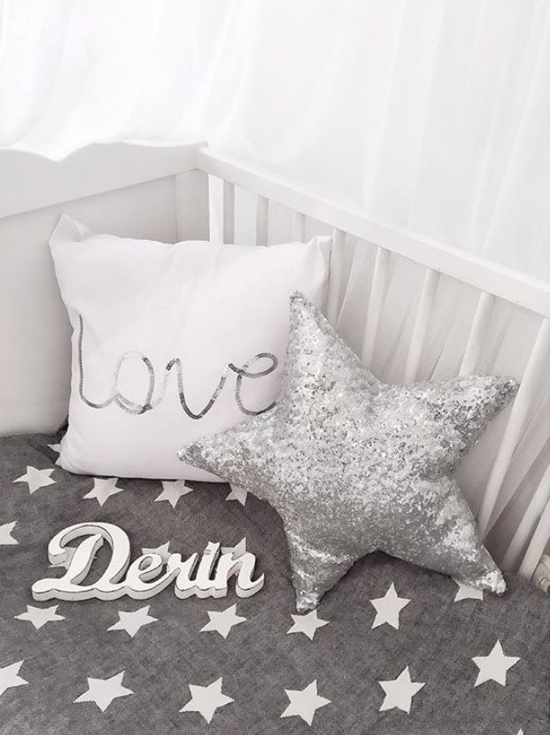 Çocuk Odası, Gri, Kırlent