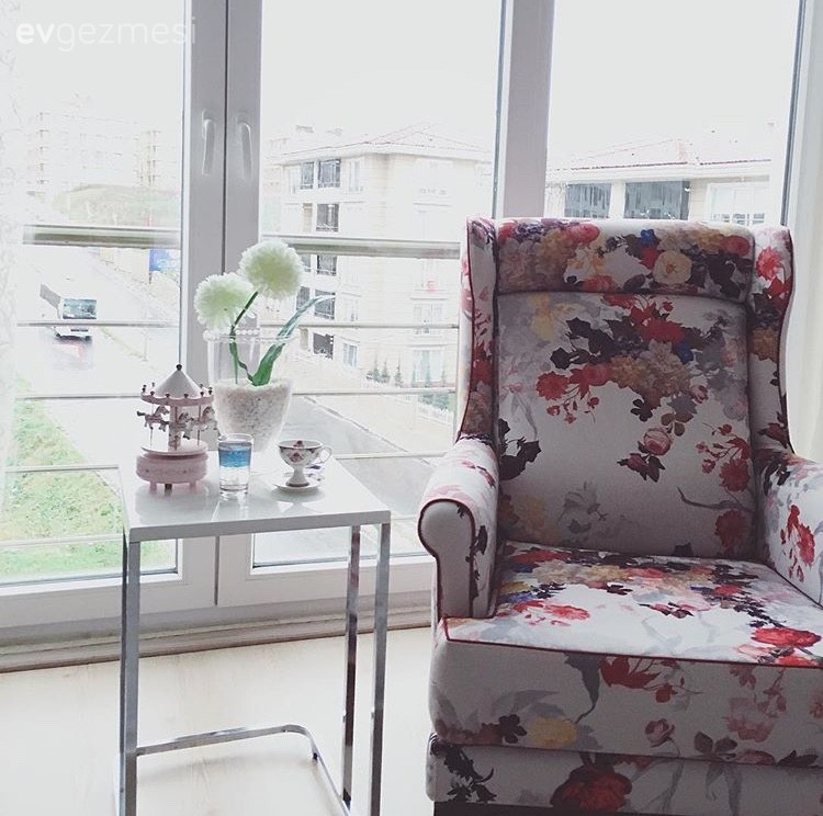 Leyla hanımın abartıdan uzak ve samimi evi..