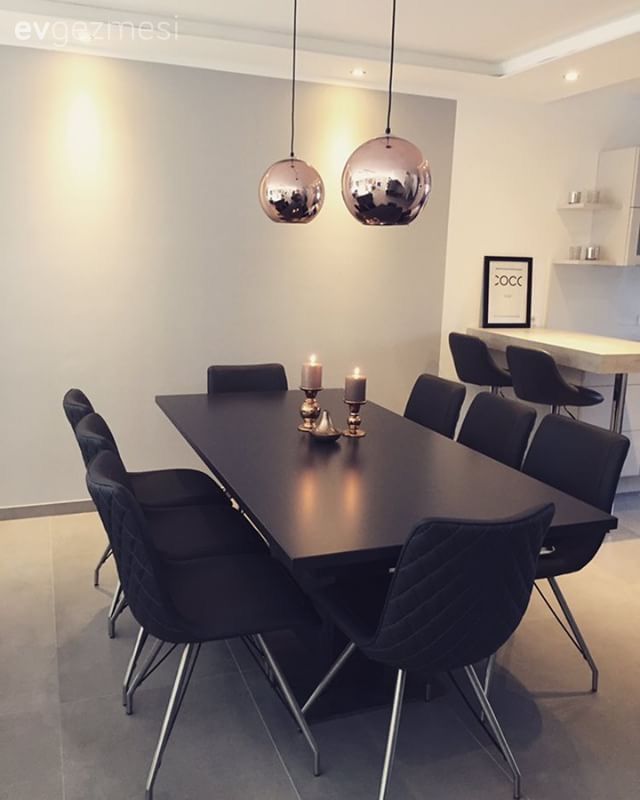 Avize, Bakır, Salon, Siyah, Yemek Odası, Aydınlatma