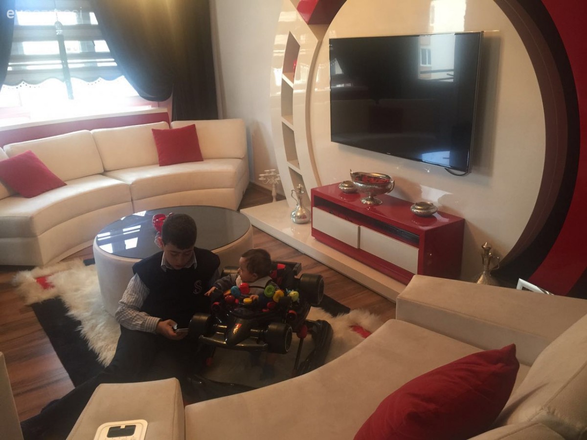 Beyaz, Kırmızı, Salon, Siyah, Tv ünitesi