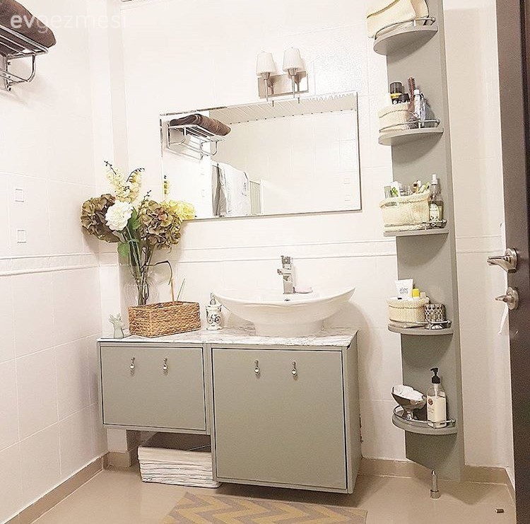 El emeği ile dönüşen bir banyo: Sina hanımın harika yenilemesi..