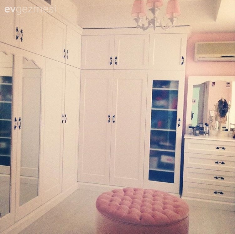 Avize, Giyinme odası, Pembe, Puf, Aydınlatma