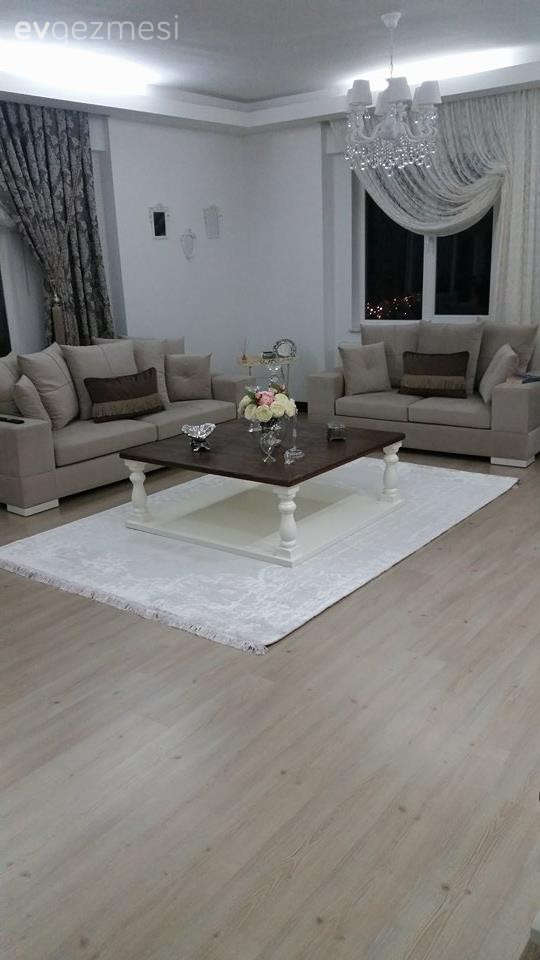 Funda hanımın kısa süre önce yenilenmiş, huzur dolu ve sıcak evi..
