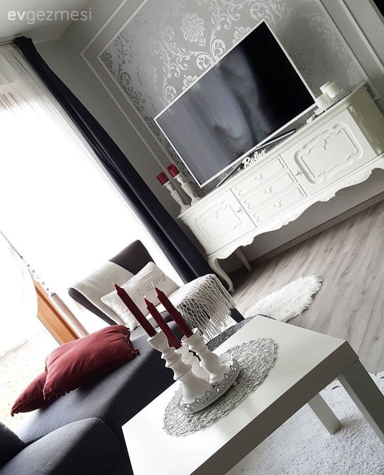 Modern ve etnik esintilerle: Derya hanımın yeni evi..